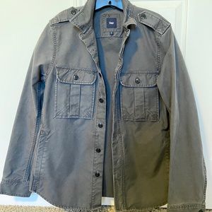 Gray Shirt Jacket